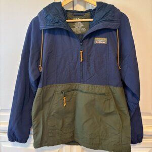 L.L. Bean Two Tone Half-Zip Anorak